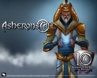 Asheron 10th anniversary wallpaper.