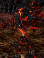 Homicidal Magma Golem, Scold