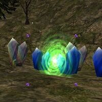 Entrance to the Crystal Core Dungeon.