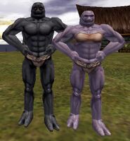 Male and Female Lugian in their undies